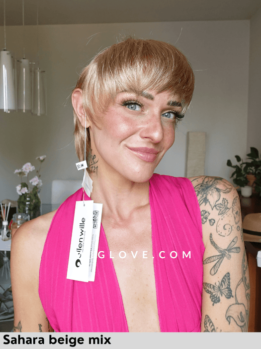 mint ellen wille fascia con capelli sintetici per mare piscina e sport