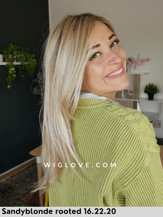 mirage ellen wille parrucca sintetica termoresistente lunga lacefront monofilmento 100% fatta a mano 