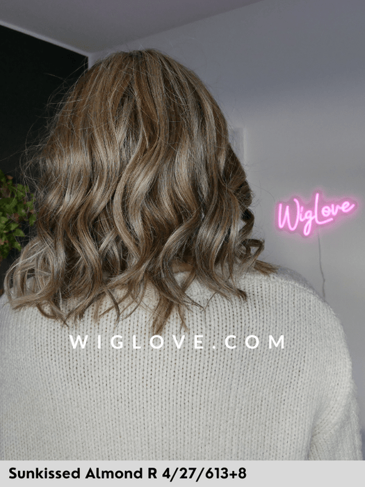 MIU - 100% fatta a mano, attaccatura estesa, antiscivolo - Wig Love - Parrucca SinteticaSunkissed Almond R