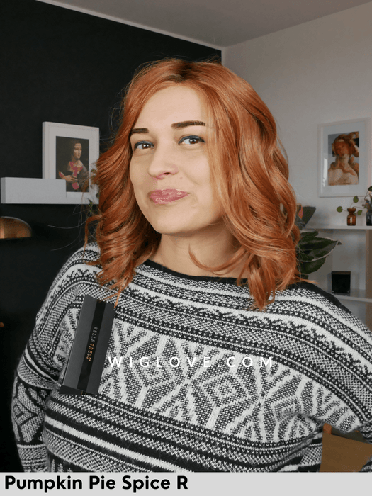 miu belle tress lux collection parrucca mossa alle spalle 100% fatta a mano taglia M riga libera attaccatura naturale retro chiuso poliuretano fibra sintetica termoresistente