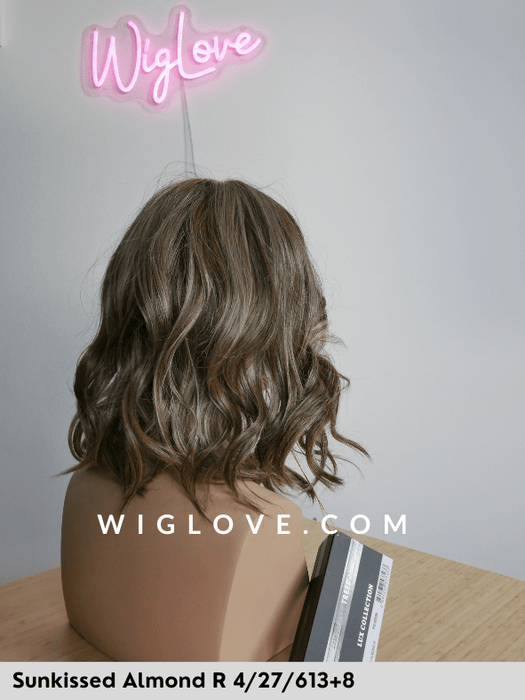 MIU - 100% fatta a mano, attaccatura estesa, antiscivolo - Wig Love - Parrucca SinteticaSunkissed Almond R