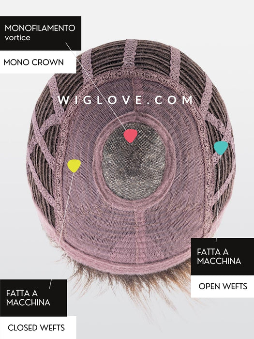 CHER - no lace front, monofilamento al vortice