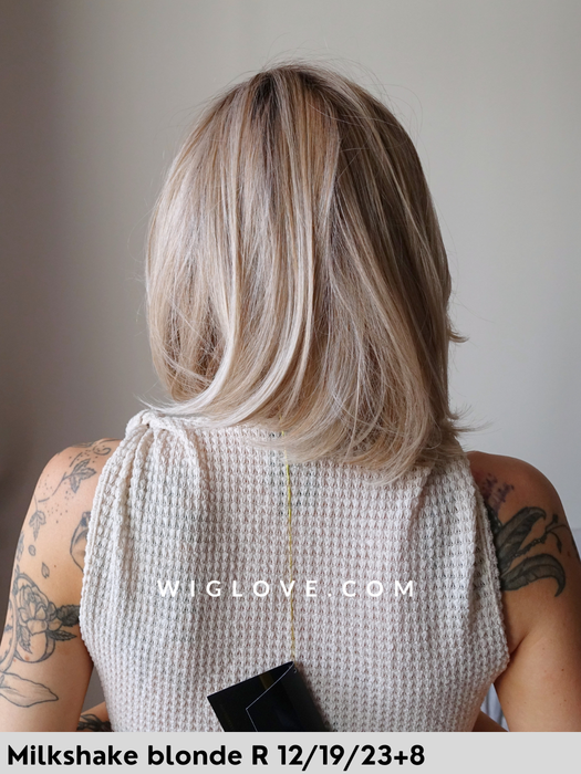 montecito belle tress city collection parrucca a caschetto scalato volume basso piega liscia fibra sintetica termoresistente piastrabile lacefront riga sinistra