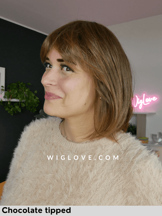 monza hi ellen wille parrucca caschetto con frangetta con lacefront attaccatura naturale e monofilamento al vortice retro aperto e fatto a macchina modixx collection 