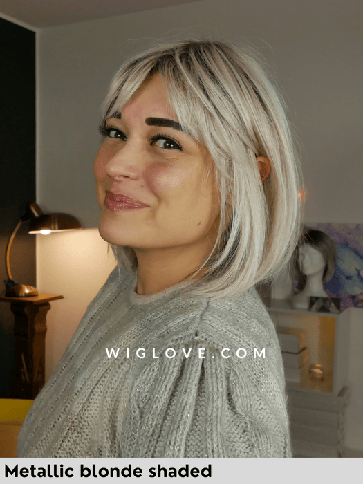 MONZA HI - attaccatura naturale, monofilamento al vortice - Wig Love - Parrucca SinteticaMetallic Blonde Shaded