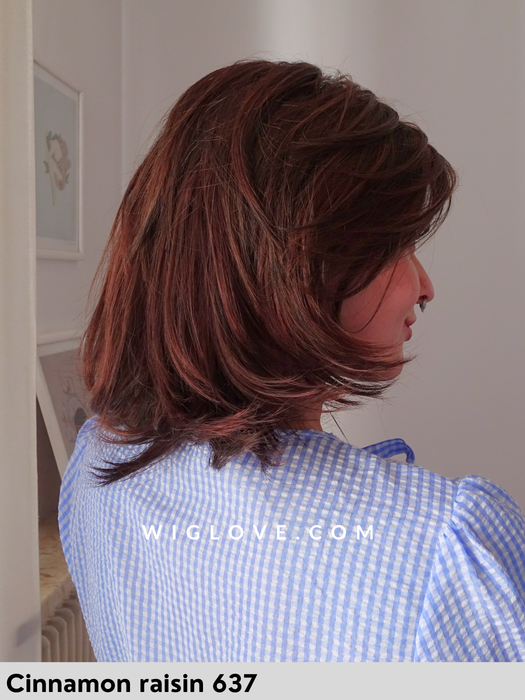 parrucca sintetica alle spalle mora mono lace gisela mayer parrucca sintetica lacefront monofilamento riga libera