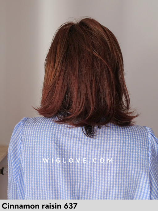 parrucca sintetica alle spalle mora mono lace gisela mayer parrucca sintetica lacefront monofilamento riga libera