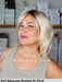 parrucca sintetica alle spalle mora mono lace gisela mayer parrucca sintetica lacefront monofilamento riga libera