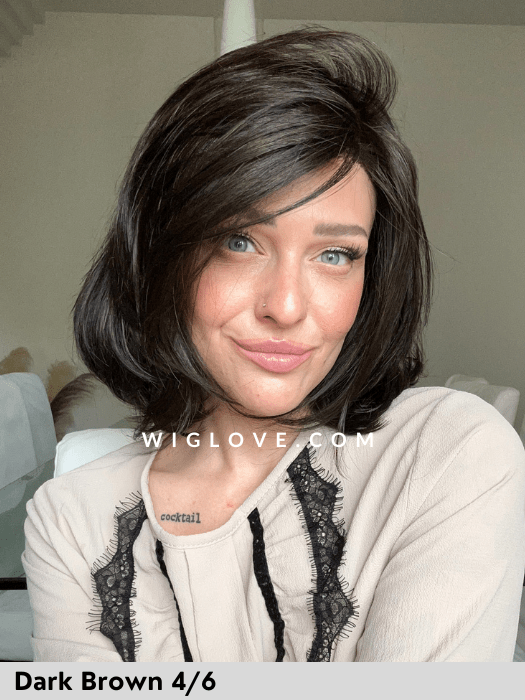 MORA MONO LACE - Taglia S ed L - attaccatura naturale, riga libera - Wig Love - Parrucca SinteticaS