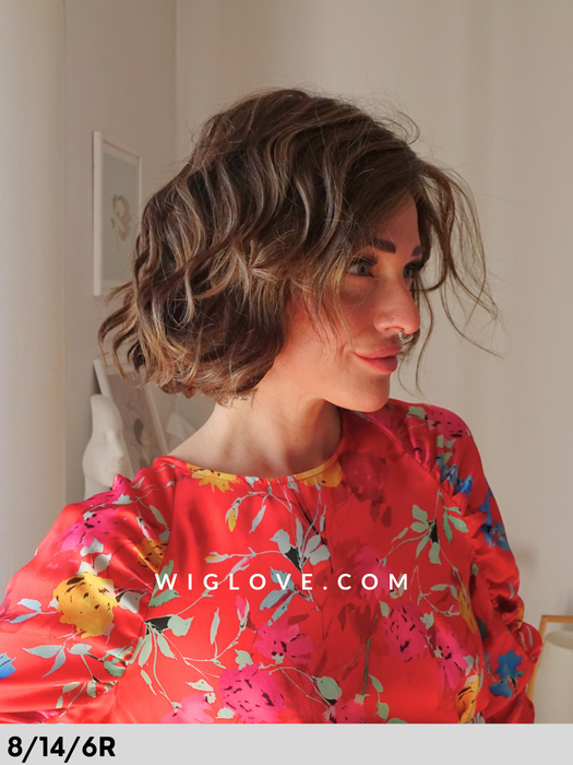 morganite rokoko parrucca sintetica mossa fatta a mano lacefront riga libera beach waves dispositivo medico ce