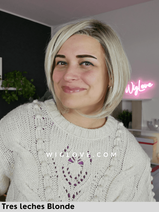 cold brew chic belle tress cafè collection parrucca caschetto piega liscia sintetica termoresistente lacefront attaccatura naturale riga sinistra