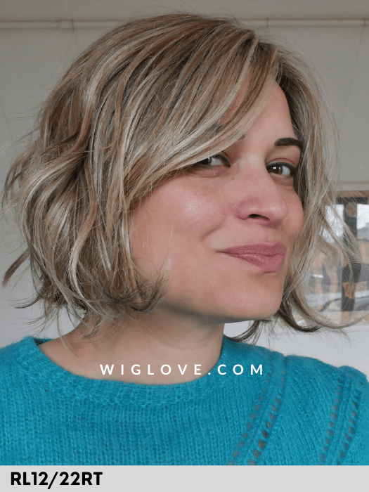 NATURE GLAM MONO LACE - riga libera, attaccatura naturale - Wig Love - Parrucca SinteticaRL12/22RT