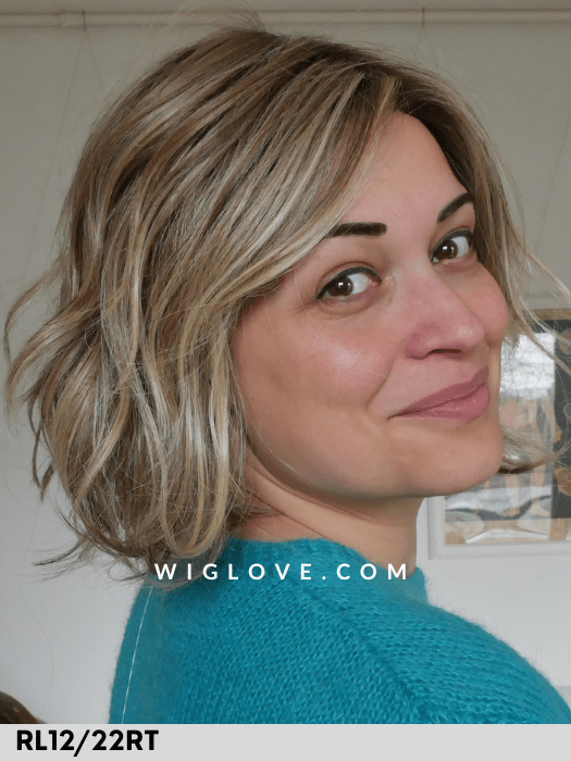 NATURE GLAM MONO LACE - riga libera, attaccatura naturale - Wig Love - Parrucca SinteticaRL12/22RT