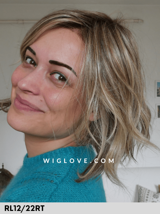 NATURE GLAM MONO LACE - riga libera, attaccatura naturale - Wig Love - Parrucca SinteticaRL12/22RT