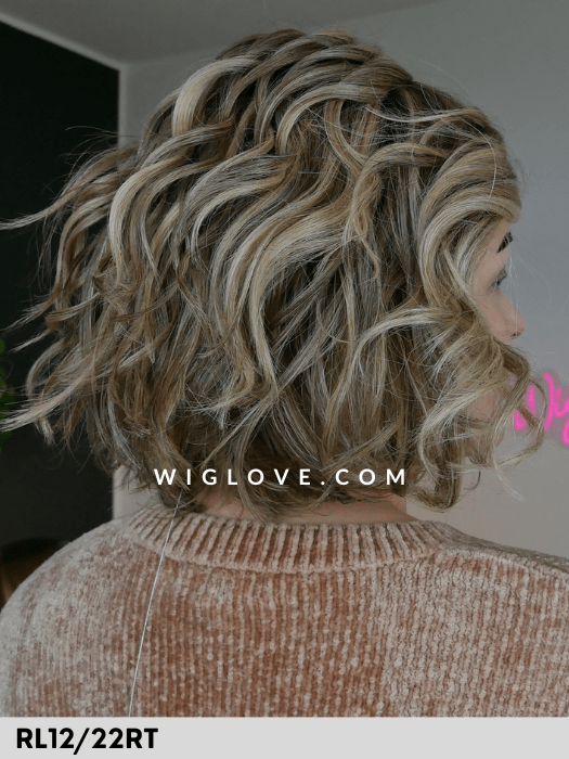 NATURE GLAM MONO LACE - riga libera, attaccatura naturale - Wig Love - Parrucca SinteticaRL12/22RT