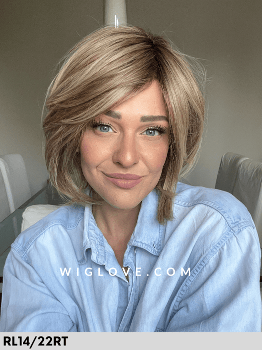 NATURE KISS MONO - riga libera, no lace front - Wig Love - Parrucca SinteticaRL14/22RT