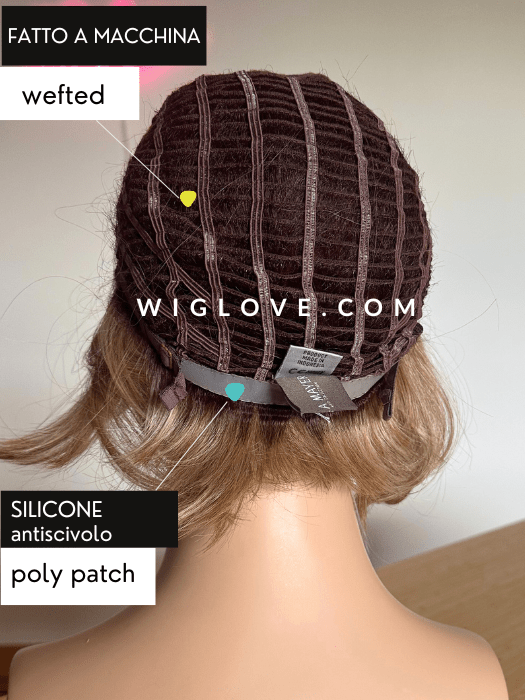 NATURE KISS MONO - riga libera, no lace front - Wig Love - Parrucca SinteticaRL14/22RT