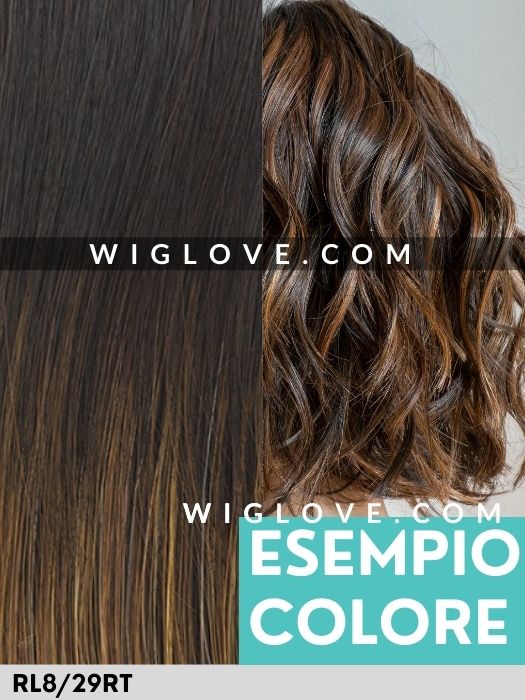 NATURE KISS MONO - riga libera, no lace front - Wig Love - Parrucca SinteticaRL8/29RT