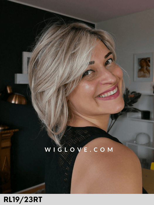 nature page deluxe gisela mayer parrucca alle spalle scalata in fibra sintetica termoresistente parrucca piastrabile lacefront riga libera