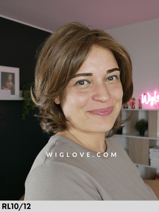 nature page deluxe gisela mayer parrucca alle spalle scalata in fibra sintetica termoresistente parrucca piastrabile lacefront riga libera