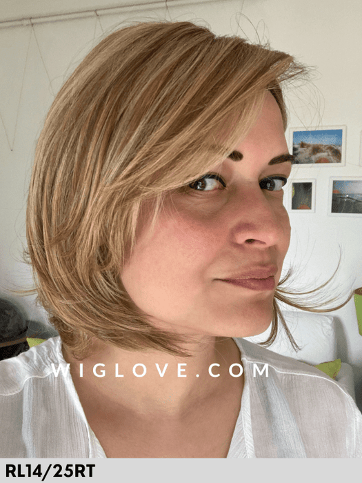 NATURE PAGE MONO LACE DELUXE - 100% fatta a mano - Wig Love - Parrucca SinteticaRL14/25RT