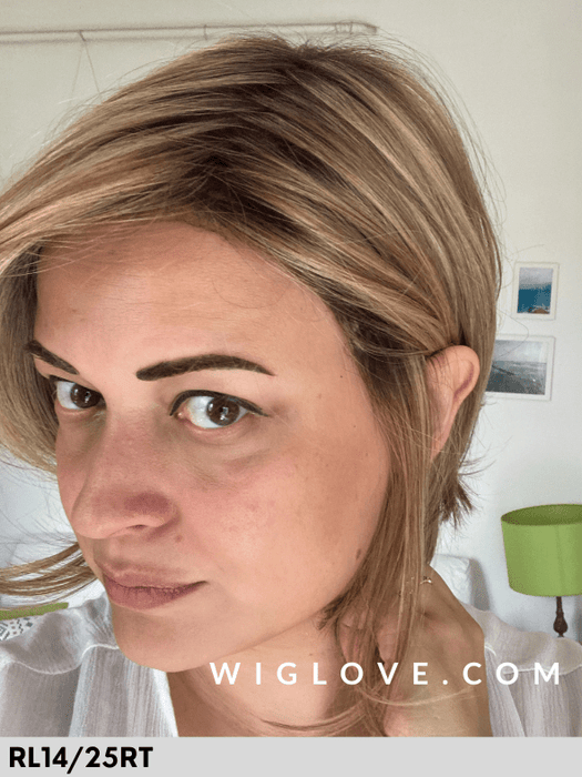 NATURE PAGE MONO LACE DELUXE - 100% fatta a mano - Wig Love - Parrucca SinteticaRL14/25RT