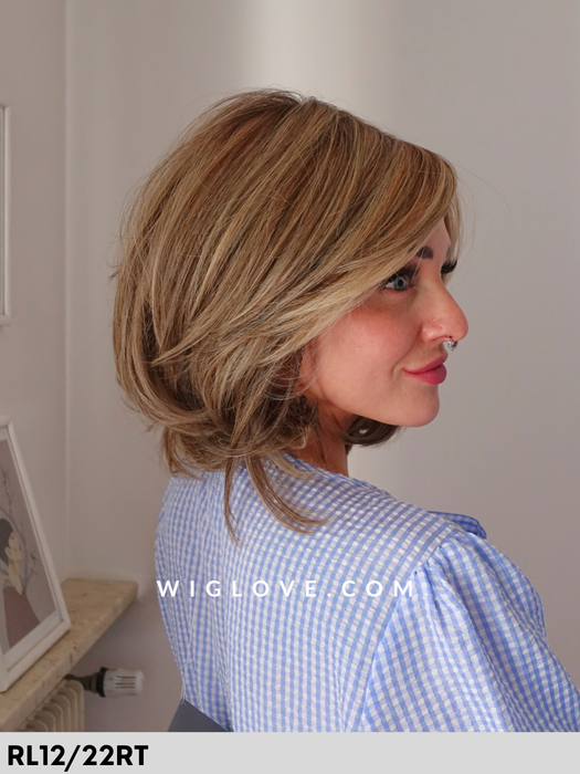 nature page deluxe gisela mayer parrucca alle spalle scalata in fibra sintetica termoresistente parrucca piastrabile lacefront riga libera