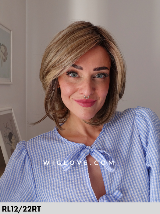 nature page deluxe gisela mayer parrucca alle spalle scalata in fibra sintetica termoresistente parrucca piastrabile lacefront riga libera