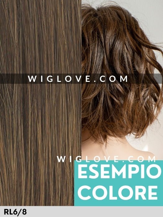 NATURE PLAY LACE PART - riga in monofilamento, attaccatura naturale - Wig Love - Parrucca SinteticaRL6/8