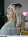 nature run mono lace  gisela mayer parrucca lunga liscia con frangetta in fibra sintetica termoresistente lacefront riga libera retro aperto