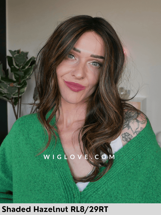 nature statement deluxe gisela mayer parrucca lunga sintetica termoresistente piastrabile 100% fatta a mano taglia s-m laceftont attaccatura naturale monofilamento riga libera