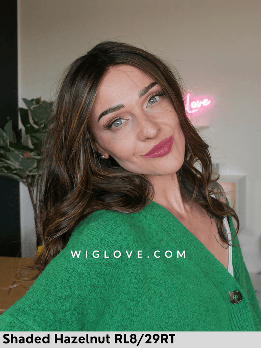 nature statement deluxe gisela mayer parrucca lunga sintetica termoresistente piastrabile 100% fatta a mano taglia s-m laceftont attaccatura naturale monofilamento riga libera