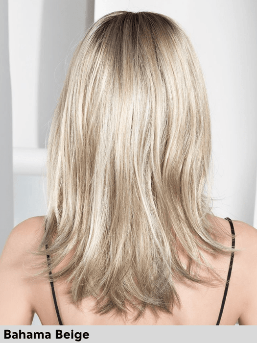 NOBLESSE SOFT - piccolo lace front, riga centrale, doppio monofilamento - Wig Love - Parrucca SinteticaBahama Beige Shaded