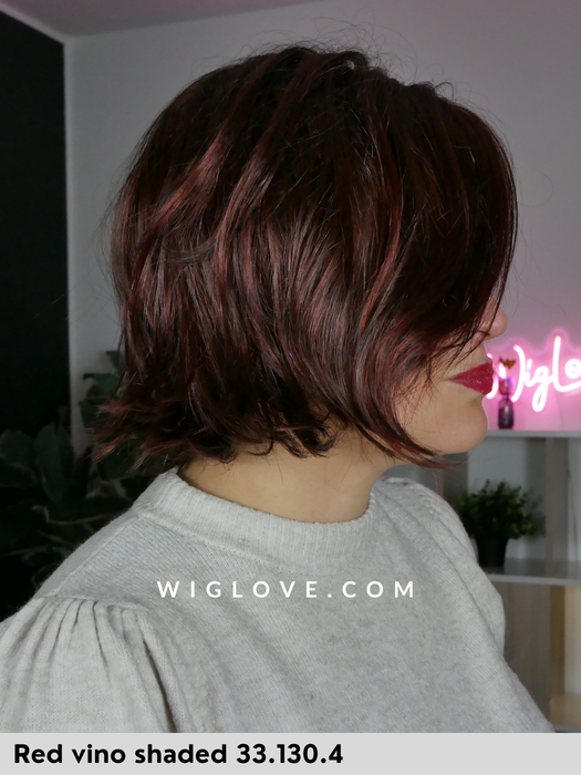 nola mono part ellen wille parrucca alle spalle leggermente mossa lacefront riga sinistra retro aperto e fatto a macchina  fibra sintetica tradizionale