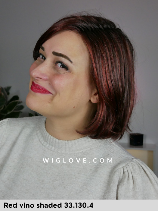 nola mono part ellen wille parrucca alle spalle leggermente mossa lacefront riga sinistra retro aperto e fatto a macchina  fibra sintetica tradizionale