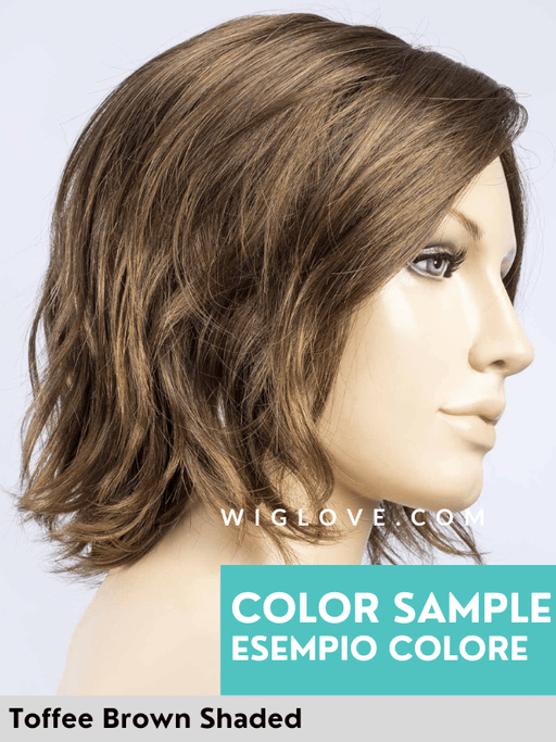 NOLA MONO PART - attaccatura naturale, riga sinistra - Wig Love - Parrucca SinteticaToffee Brown Shaded