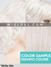 NOVEL DELUXE - 100% fatta a mano, attaccatura naturale, riga libera - Wig Love - Parrucca SinteticaWhite Mix
