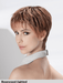 NOVEL DELUXE - 100% fatta a mano, attaccatura naturale, riga libera - Wig Love - Parrucca SinteticaRosewood Lighted