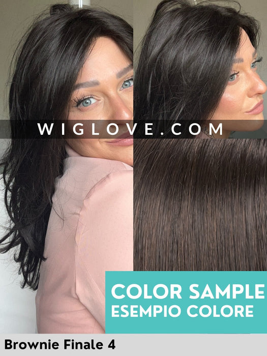 Brownie finale-4 jon renau color sample synthetic wig