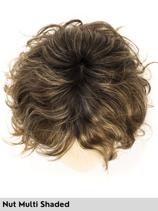 ONDA MONO PART - riga sinistra, attaccatura naturale - Wig Love - Parrucca SinteticaDark Chocolate Shaded