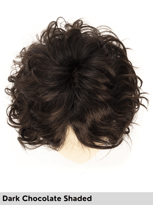 ONDA MONO PART - riga sinistra, attaccatura naturale - Wig Love - Parrucca SinteticaDark Chocolate Shaded