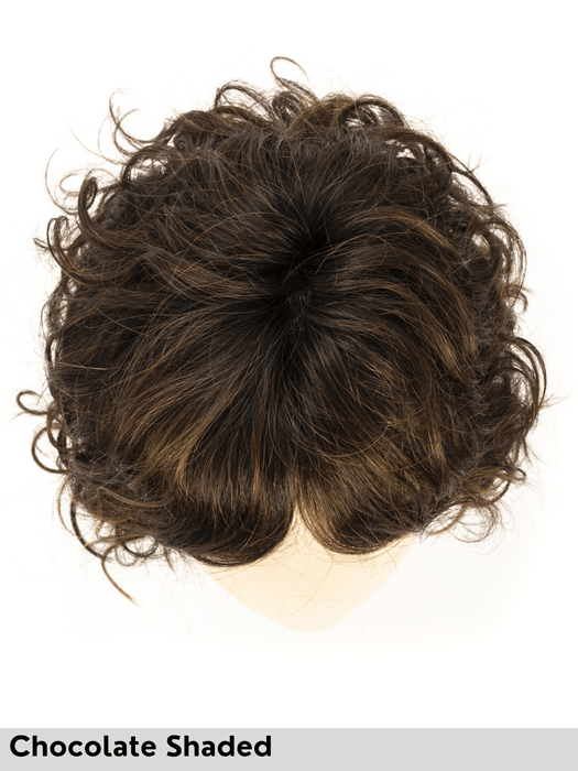 ONDA MONO PART - riga sinistra, attaccatura naturale - Wig Love - Parrucca SinteticaDark Chocolate Shaded