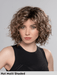ONDA MONO PART - riga sinistra, attaccatura naturale - Wig Love - Parrucca SinteticaNut Multi Shaded