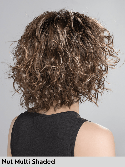 ONDA MONO PART - riga sinistra, attaccatura naturale - Wig Love - Parrucca SinteticaNut Multi Shaded