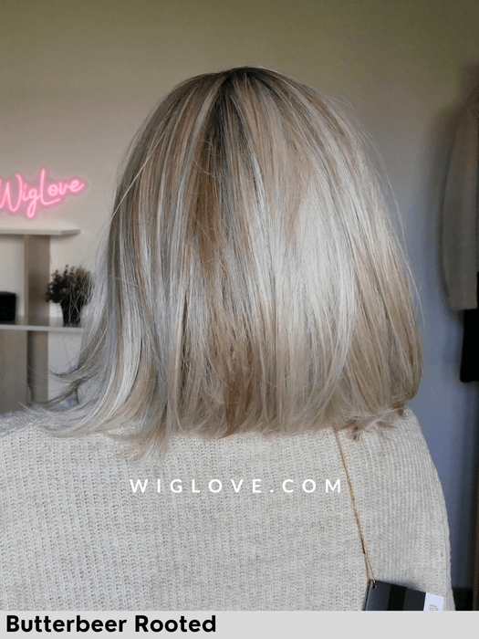 paige belle tress parrucca sintetica resistente al calore caschetto liscio pari alle spalle lacefront riga libera fatta a mano poliuretano