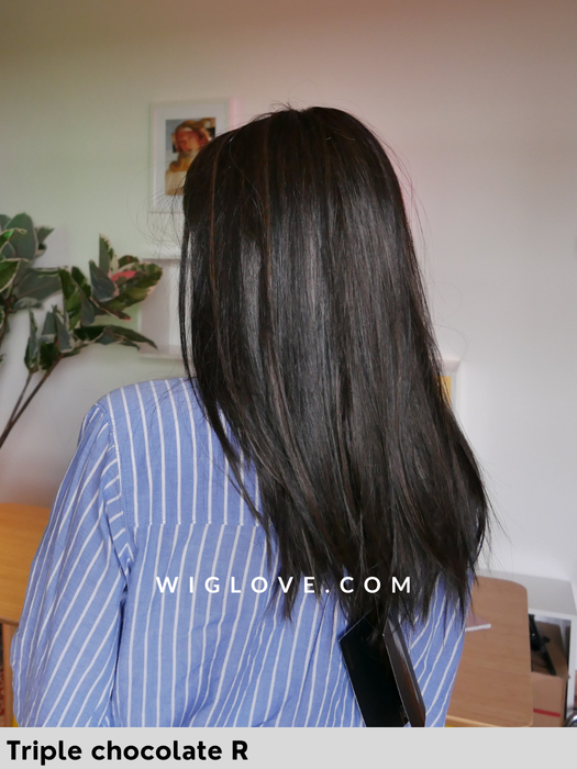 paris belle tress pronta consegna parrucca lunga liscia con frangetta lacefront riga centrale fibra sintetica termoresistente 
