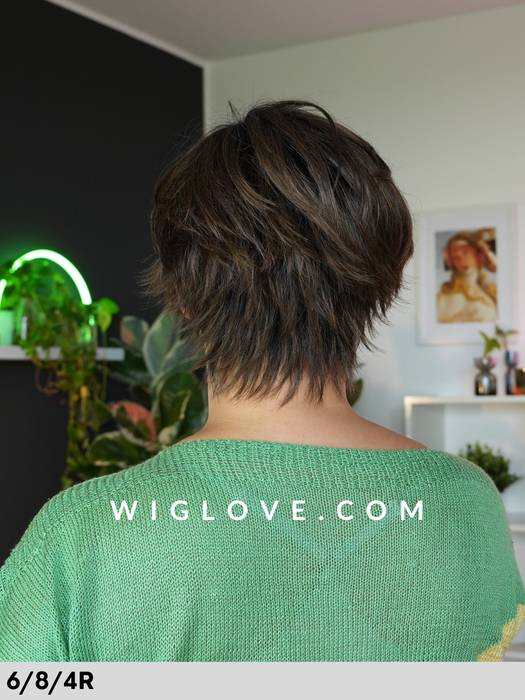 pasadoble rokoko hair company parrucca corta scalata frangetta lacefront riga libera monofilamento dispositivo medico ce fibra sintetica termoresistente