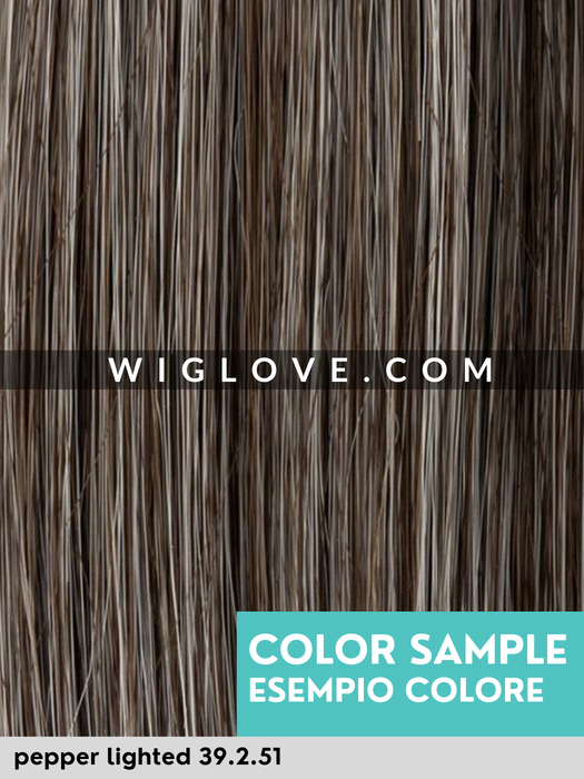 CATCH MONO - human hair synthetic blend - free parting, lace front