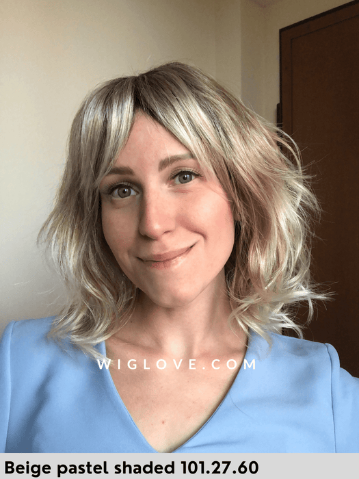 perla ellen wille parrucca mossa sintetica tradizionale con frangetta basic cap monofilamento al vortice no lacefront retro aperto bernstein multi shaded