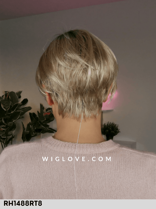 perry estetica designs parrucca corta carrè pizie cut lacefront riga isnistra fibra sintetica tradizionale 